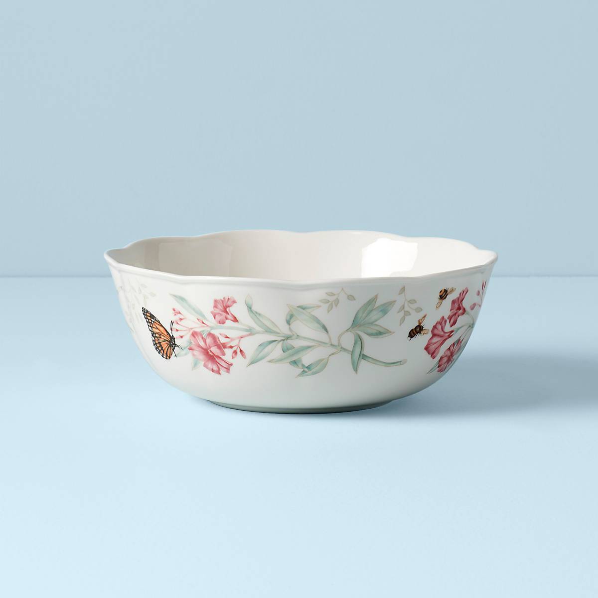 Lenox Everyday Flatware Butterfly Meadow Large Serving Bowl - Image 2