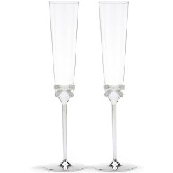 Lenox Everyday Flatware Grace Avenue 2-Piece Champagne Flute Set