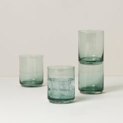 Alternative view of Lenox Everyday Flatware Tuscany Classics Stackable Green Tall Glasses, Set of 4