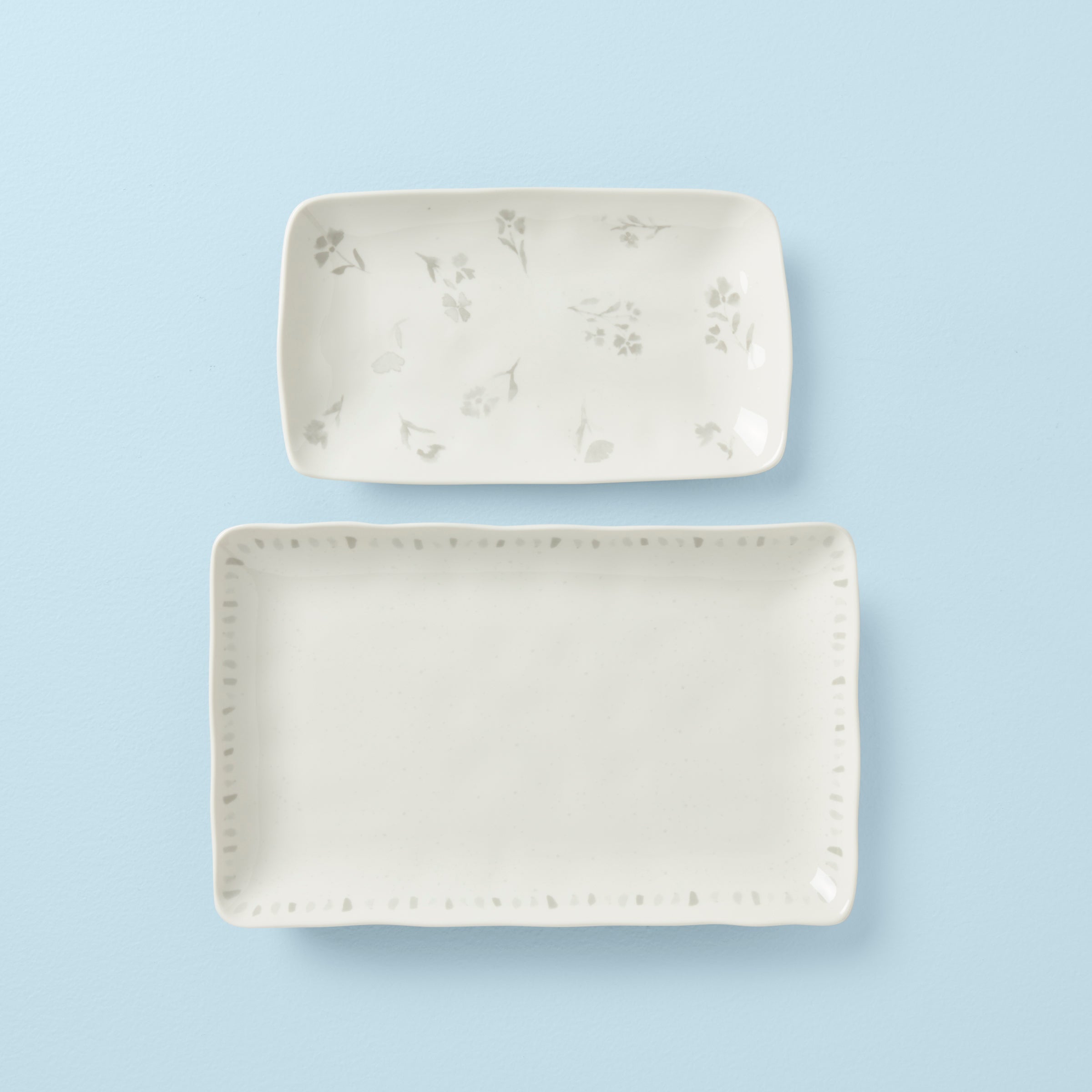 Lenox Everyday Flatware Oyster Bay 2-Piece Nesting Serving Platters - Image 2