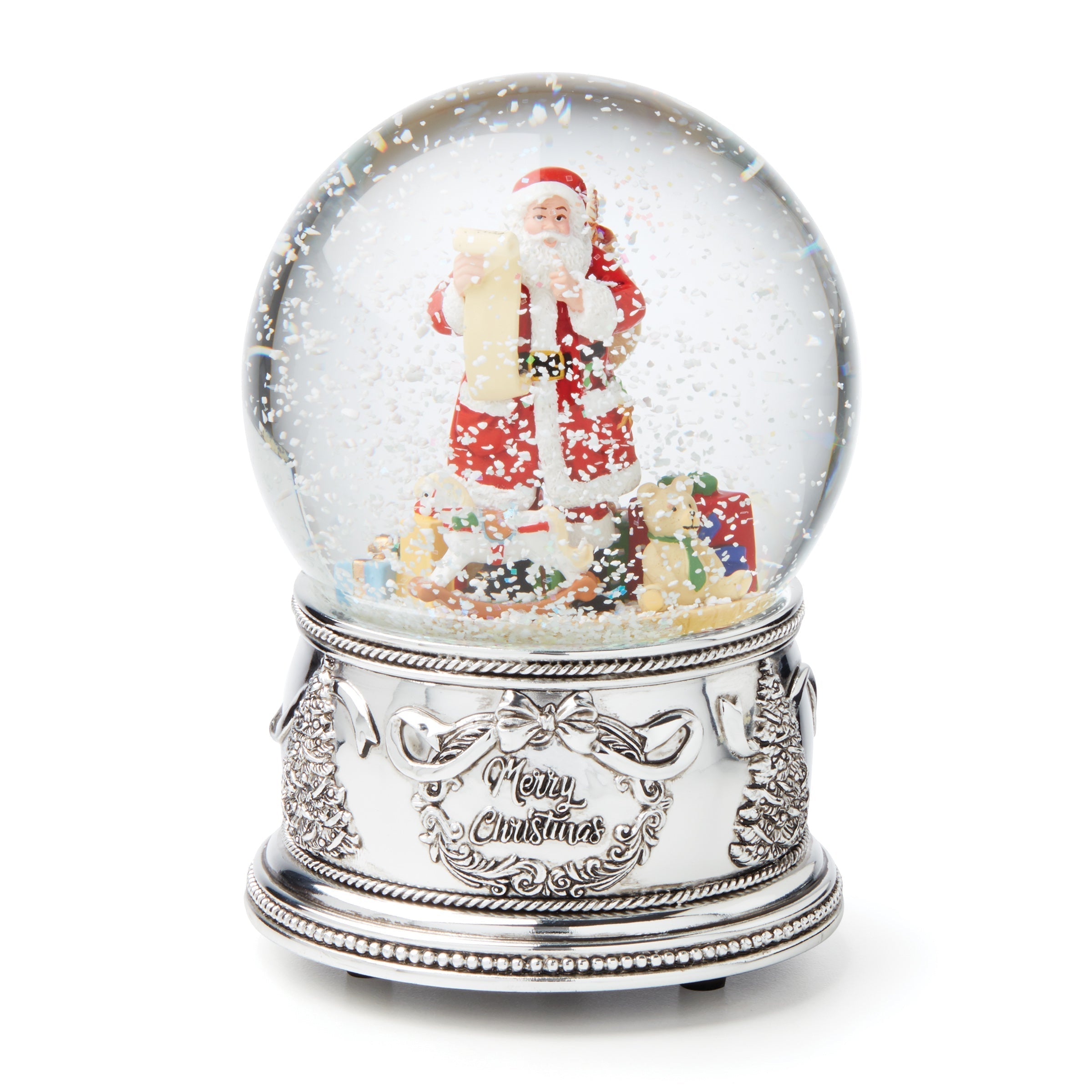Lenox Everyday Flatware Winter Traditions Santa Snow Globe
