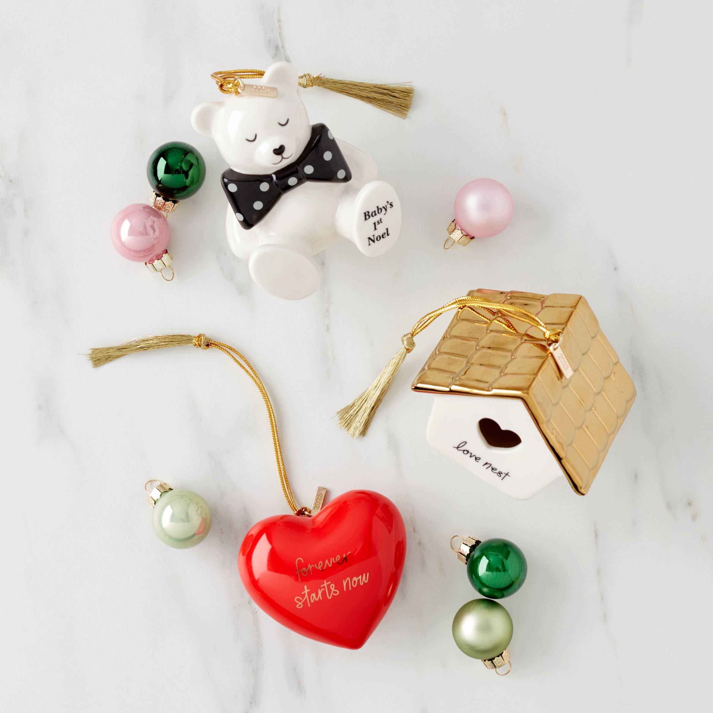 Lenox Everyday Flatware 2025 Be Jolly Our First Christmas Ornament - Image 3