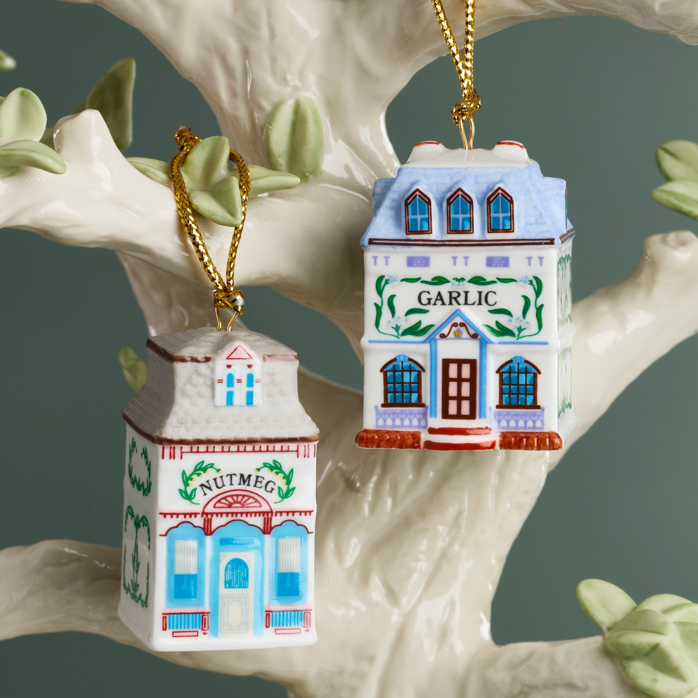 Lenox Everyday Flatware Lenox Spice Village 10-Piece Mini Ornament Set - Image 5