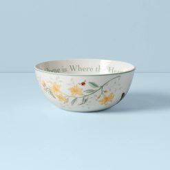 Lenox Everyday Flatware Butterfly Meadow Home is Where The Heart is Bowl
