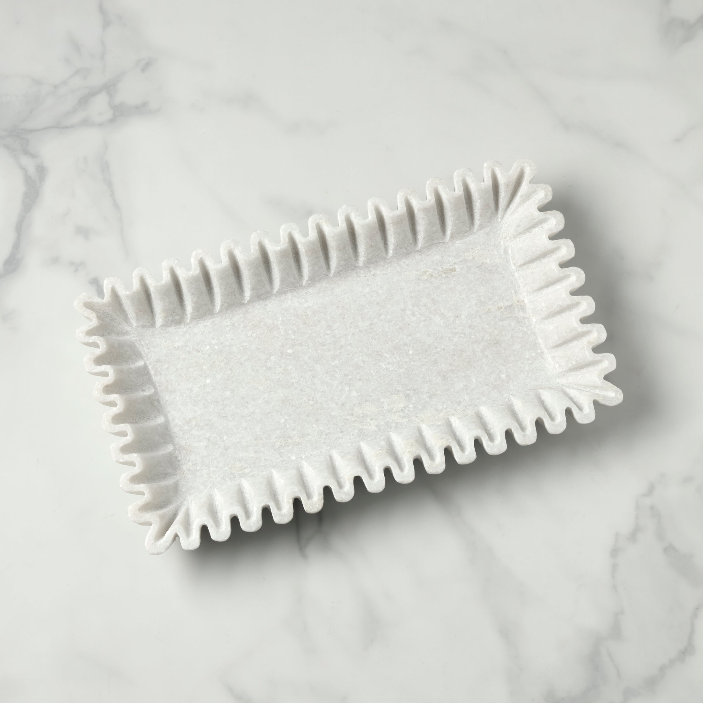 Lenox Everyday Flatware Waterloo Wavy Marble Platter