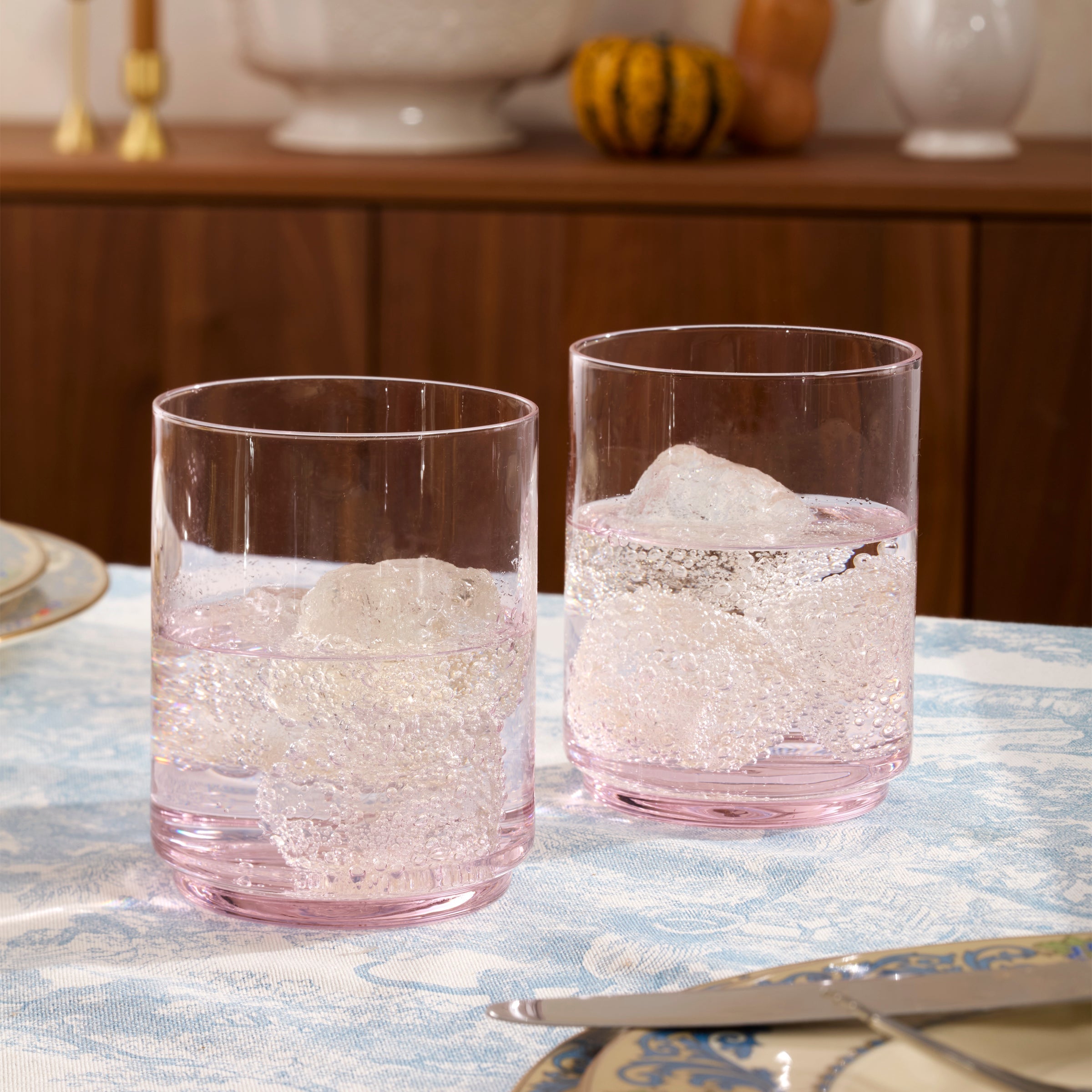 Lenox Everyday Flatware Tuscany Stackable Blush Tall Glasses, Set of 4 - Image 7