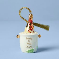 Lenox Everyday Flatware Personalized Champagne Bucket Ornament