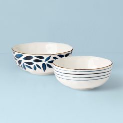 Alternative view of Lenox Everyday Flatware Blue Bay 2-Piece Nesting Bowl Set