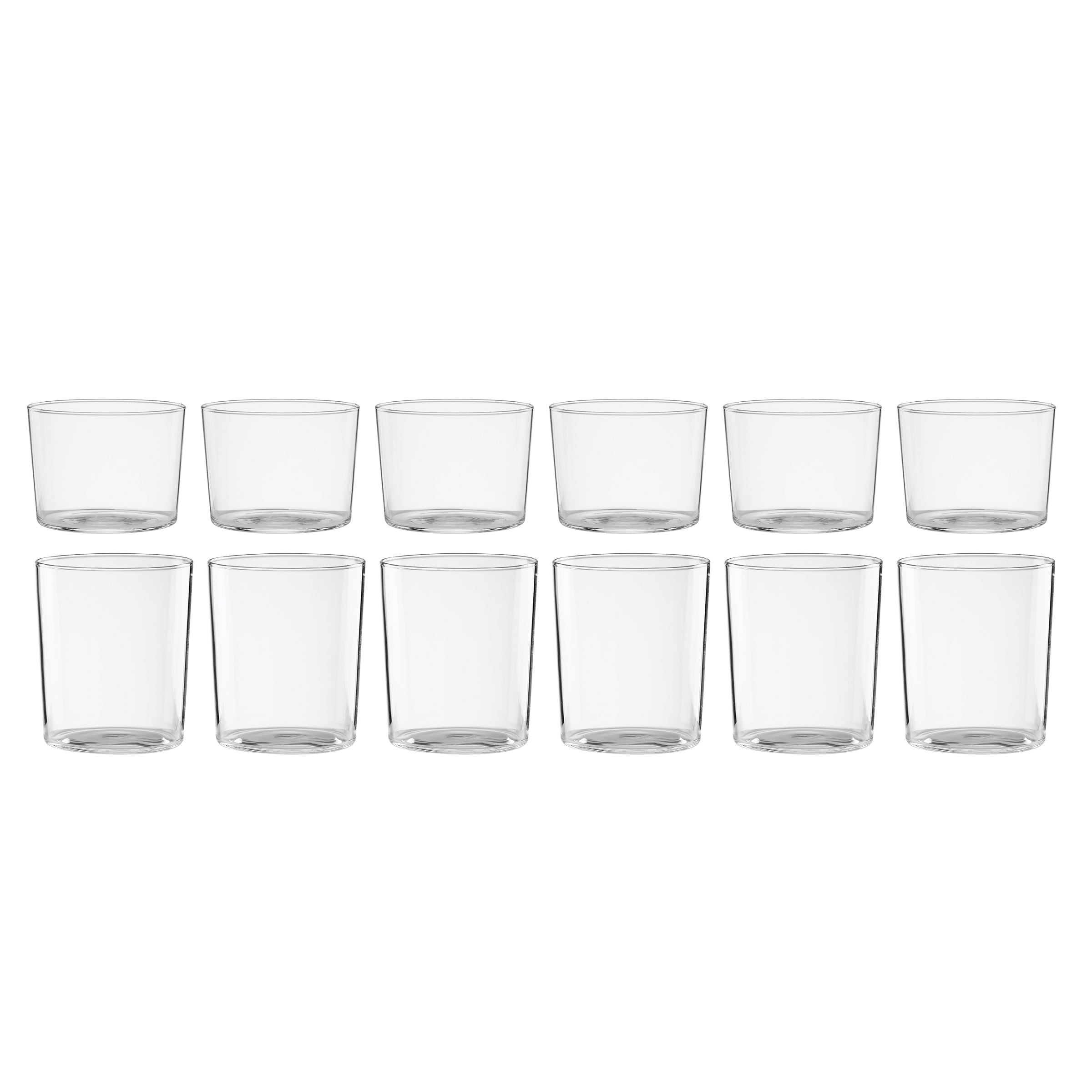 Lenox Everyday Flatware Stackables Clear Short & Tall Glasses 12-Piece Set - Image 8