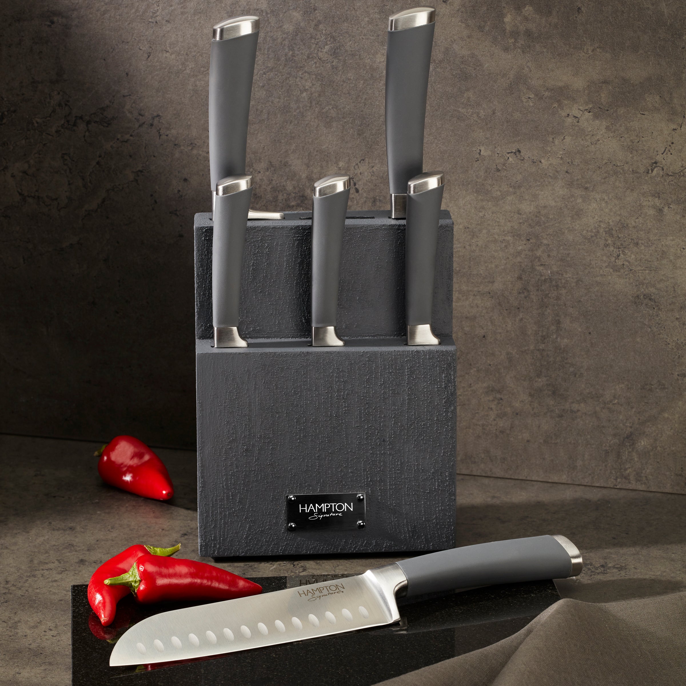 Lenox Everyday Flatware Beton 7-Piece Cutlery Block Set - Image 3