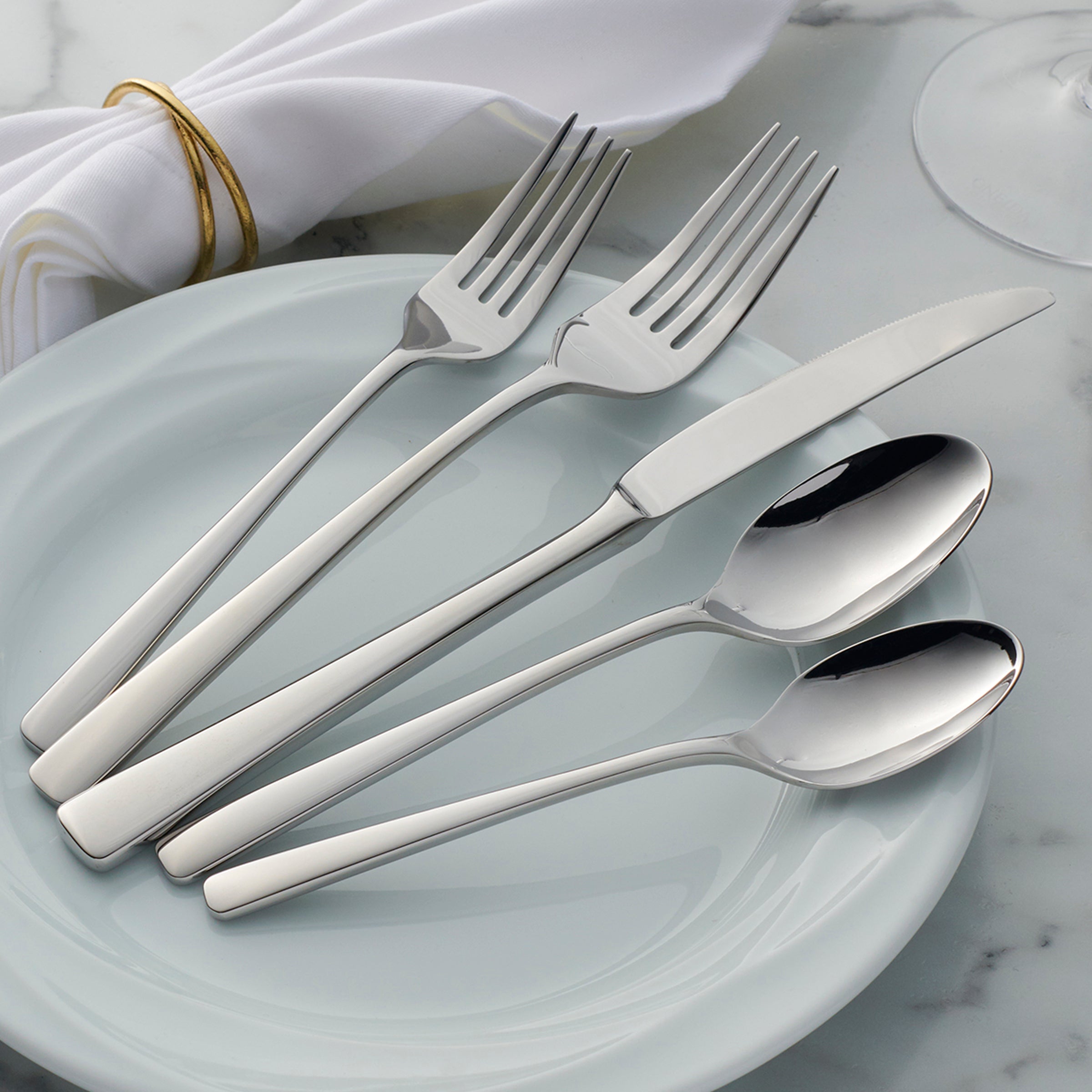 Lenox Everyday Flatware Doublet 20-Piece Flatware Set - Image 3