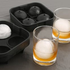 Lenox Everyday Flatware Black 4 Sphere Silicone Ice Mold