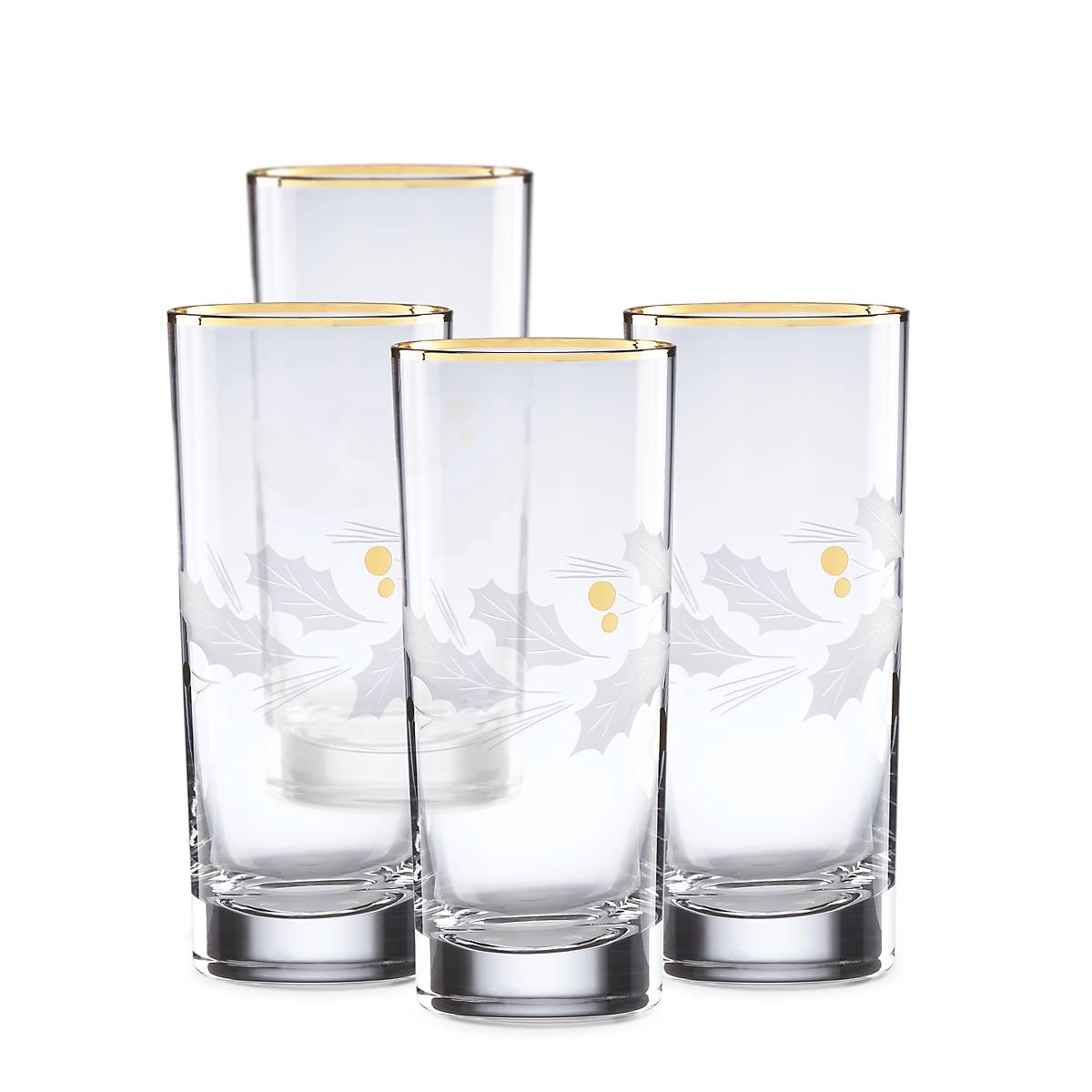 Lenox Everyday Flatware Holiday Gold Highball Glasses, Set of 4 - Image 2