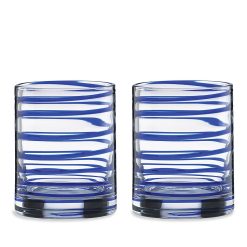 Lenox Everyday Flatware Charlotte Street Double Old Fashion Glasses, Set of 2