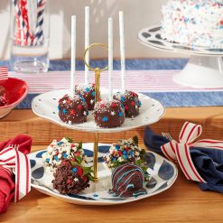 Alternative view of Lenox Everyday Flatware Blue Bay 2-Tiered Server