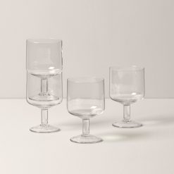 Lenox Everyday Flatware Tuscany Classics Stackable Wine Glasses, Set of 4