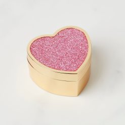 Lenox Everyday Flatware Sitting Pretty Pink Glitter Heart Box
