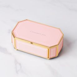 Lenox Everyday Flatware I Treasure You Pink Jewelry Box