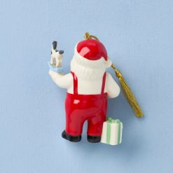 Alternative view of Lenox Everyday Flatware African American Santa Workshop Ornament
