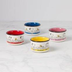 Lenox Everyday Flatware Chef Snoopy Snack Bowls, Set of 4