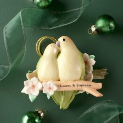 Alternative view of Lenox Everyday Flatware Personalized Love Birds Ornament