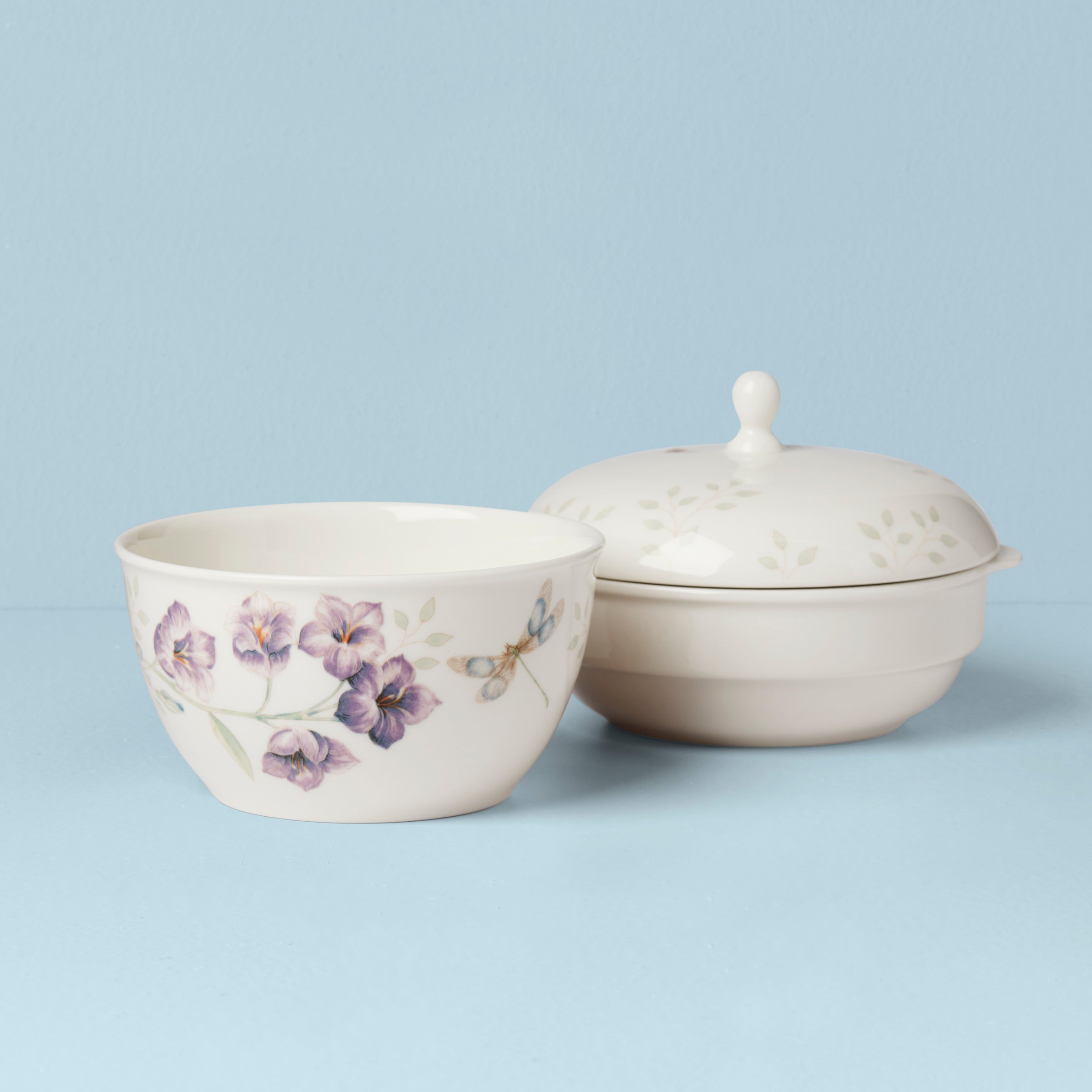 Lenox Everyday Flatware Butterfly Meadow 3-Piece Stackable Bowl Set - Image 3
