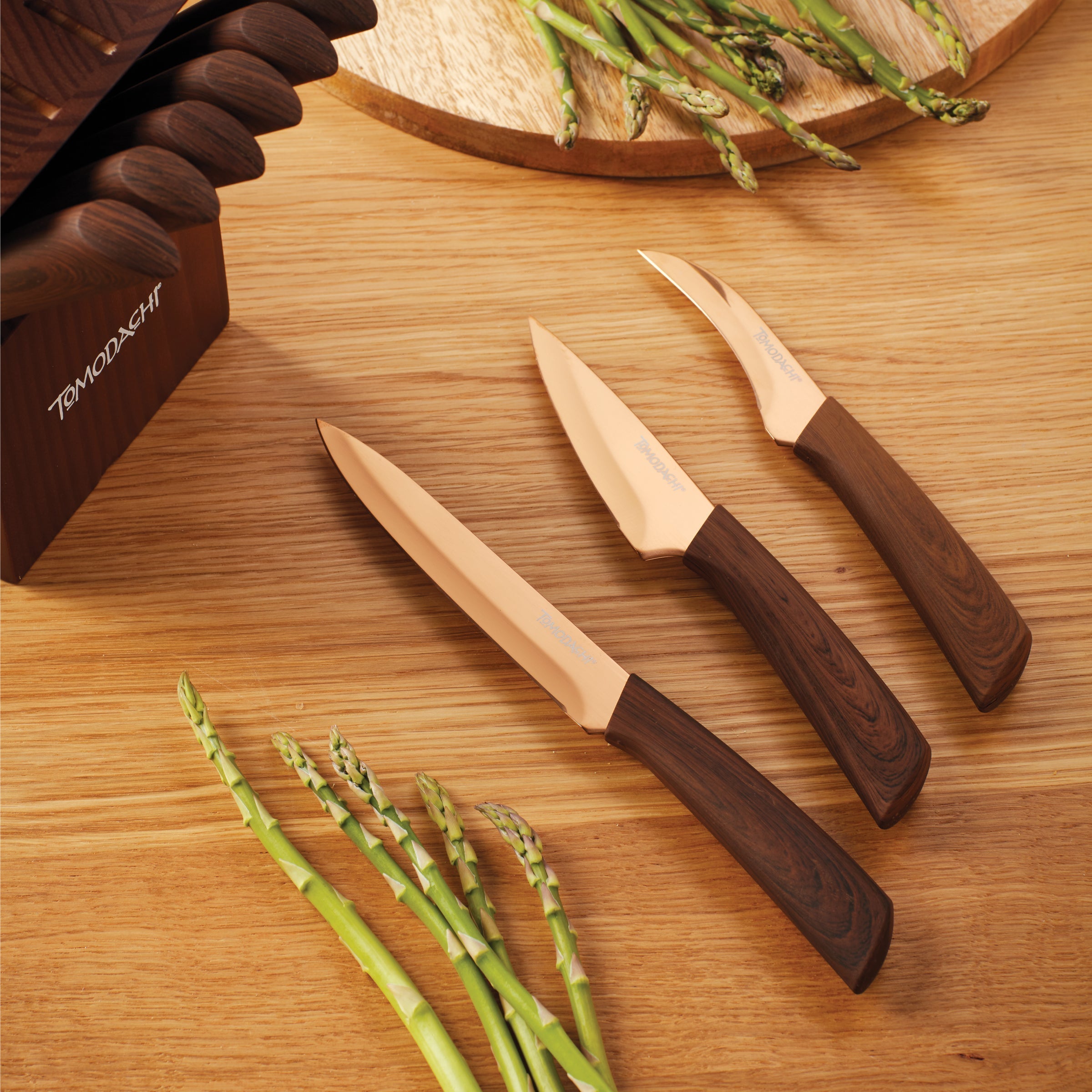 Lenox Everyday Flatware Raintree Copper 13-Piece Cutlery Block Set - Image 3