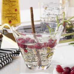 Alternative view of Lenox Everyday Flatware Make Merry Stemless Martini Glasses, Set of 4