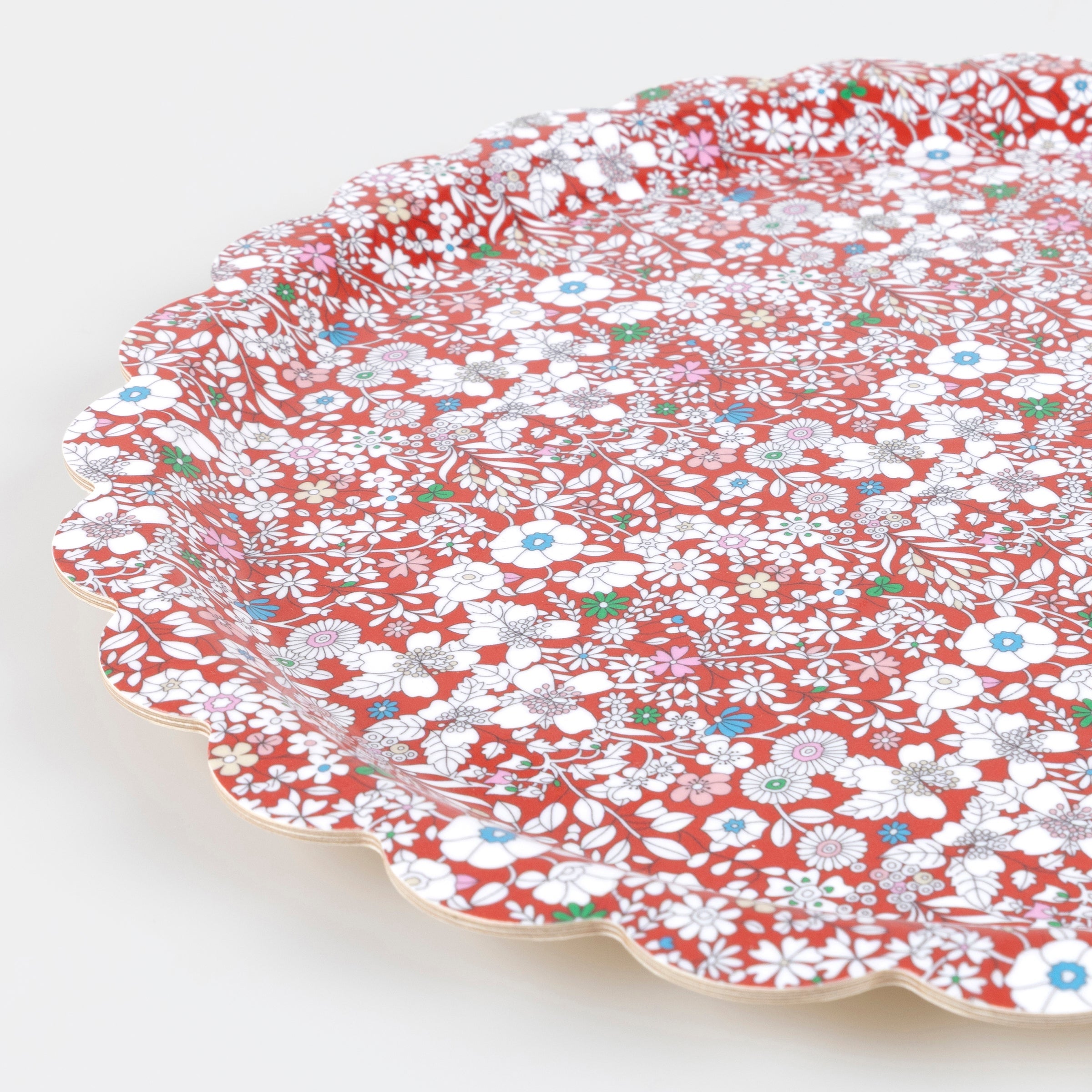 Lenox Everyday Flatware Meri Meri x Liberty Red June's Meadow Small Tray - Image 3
