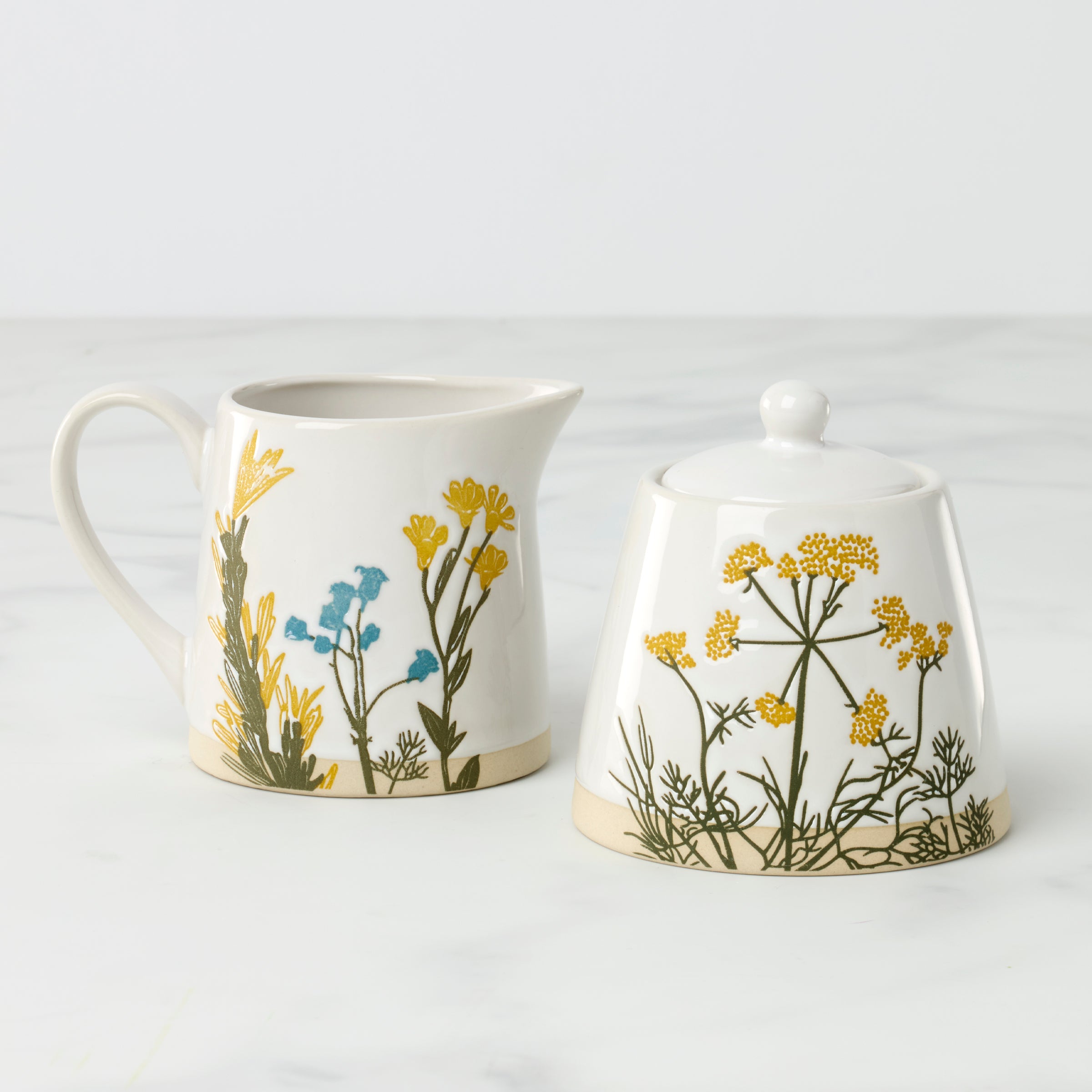 Lenox Everyday Flatware Wildflowers Sugar & Creamer Set