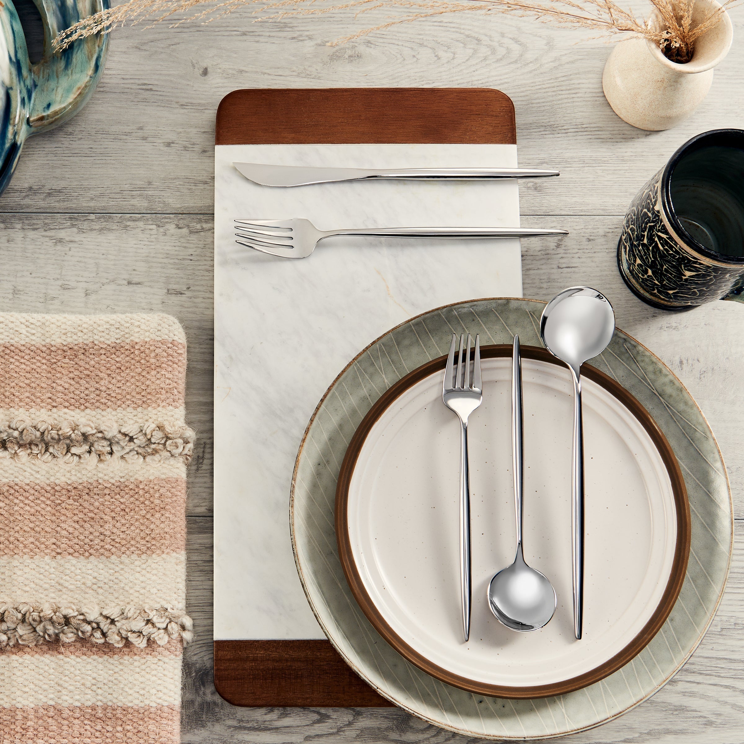 Lenox Everyday Flatware Zephyr 20-Piece Flatware Set - Image 4