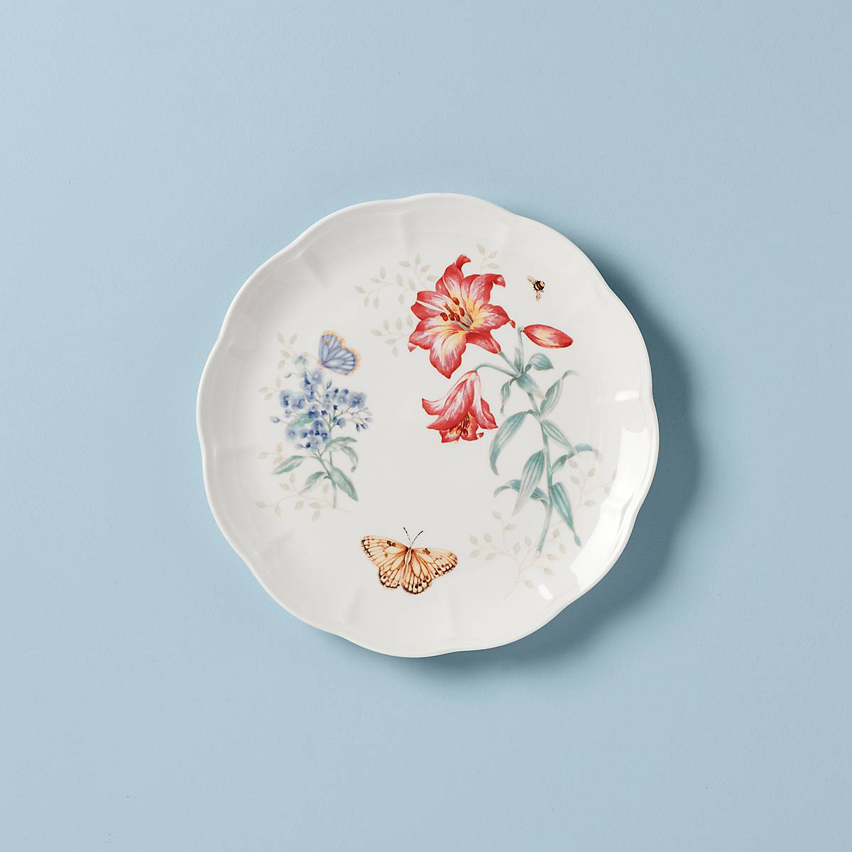 Lenox Everyday Flatware Butterfly Meadow Fritillary Dinner Plate