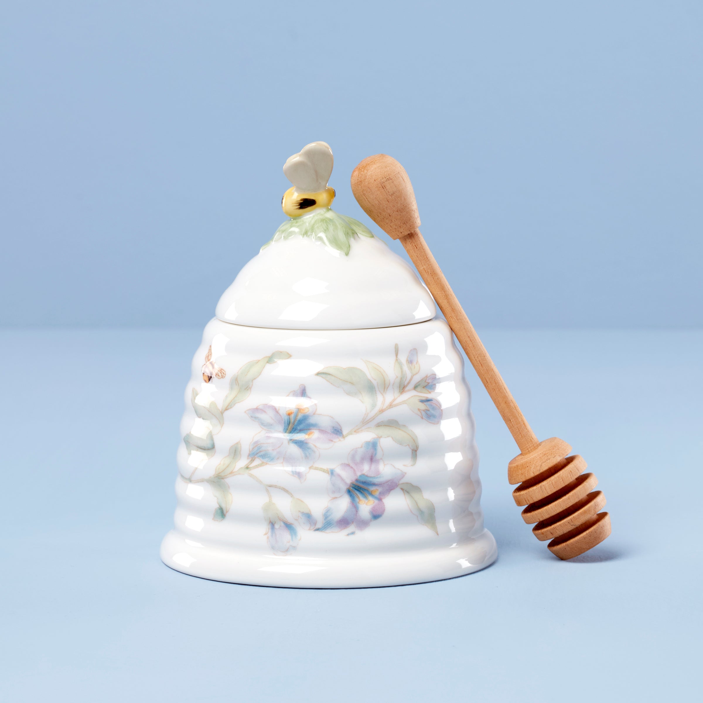 Lenox Everyday Flatware Butterfly Meadow Honey Pot - Image 3