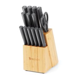 Lenox Everyday Flatware Harvest Slate 15-Piece Cutlery Block Set