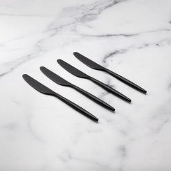 Alternative view of Lenox Everyday Flatware Gaze Black Satin Spreaders, Set of 4