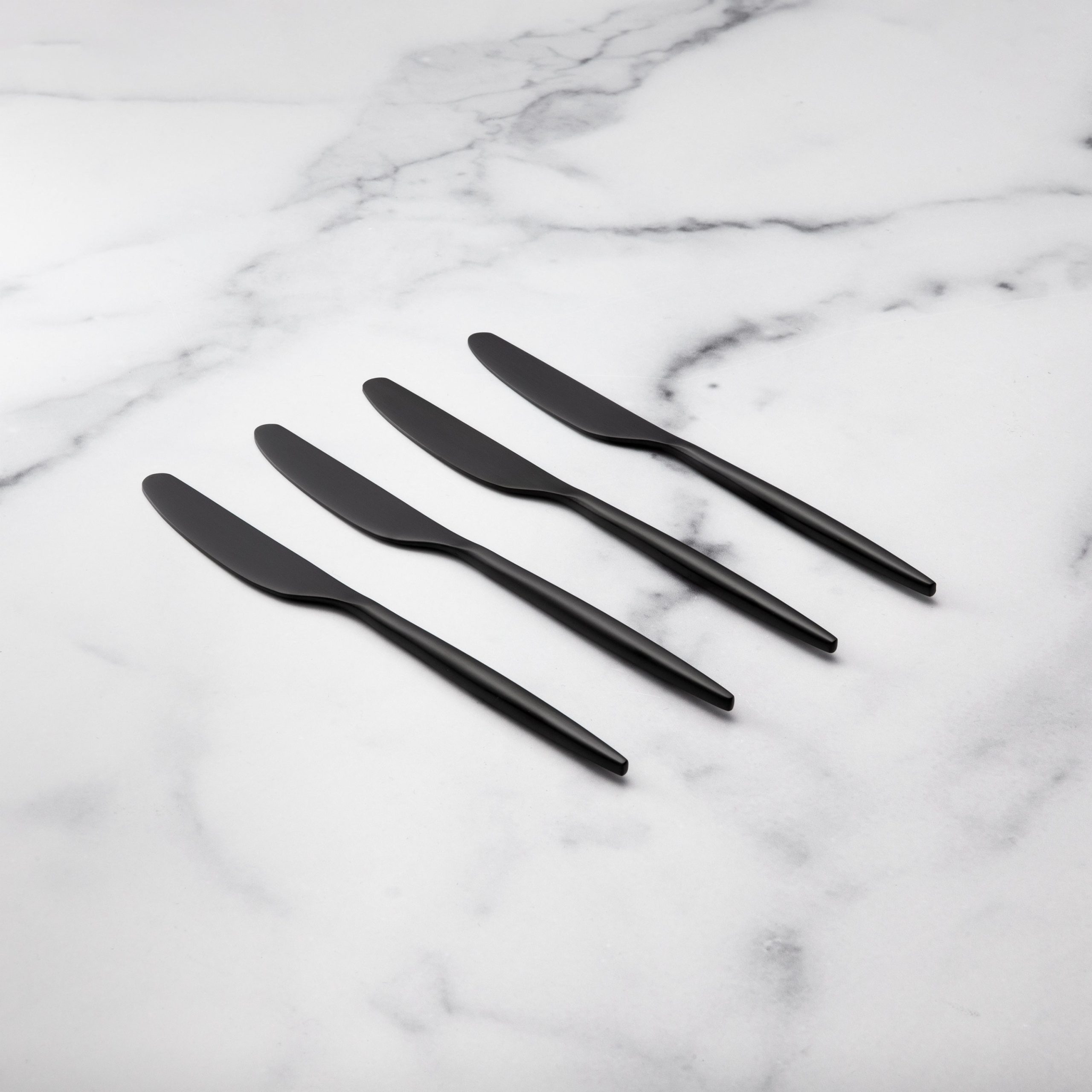 Lenox Everyday Flatware Gaze Black Satin Spreaders, Set of 4 - Image 2