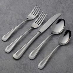 Alternative view of Lenox Everyday Flatware Satin Sand Dune 45-Piece Flatware Set