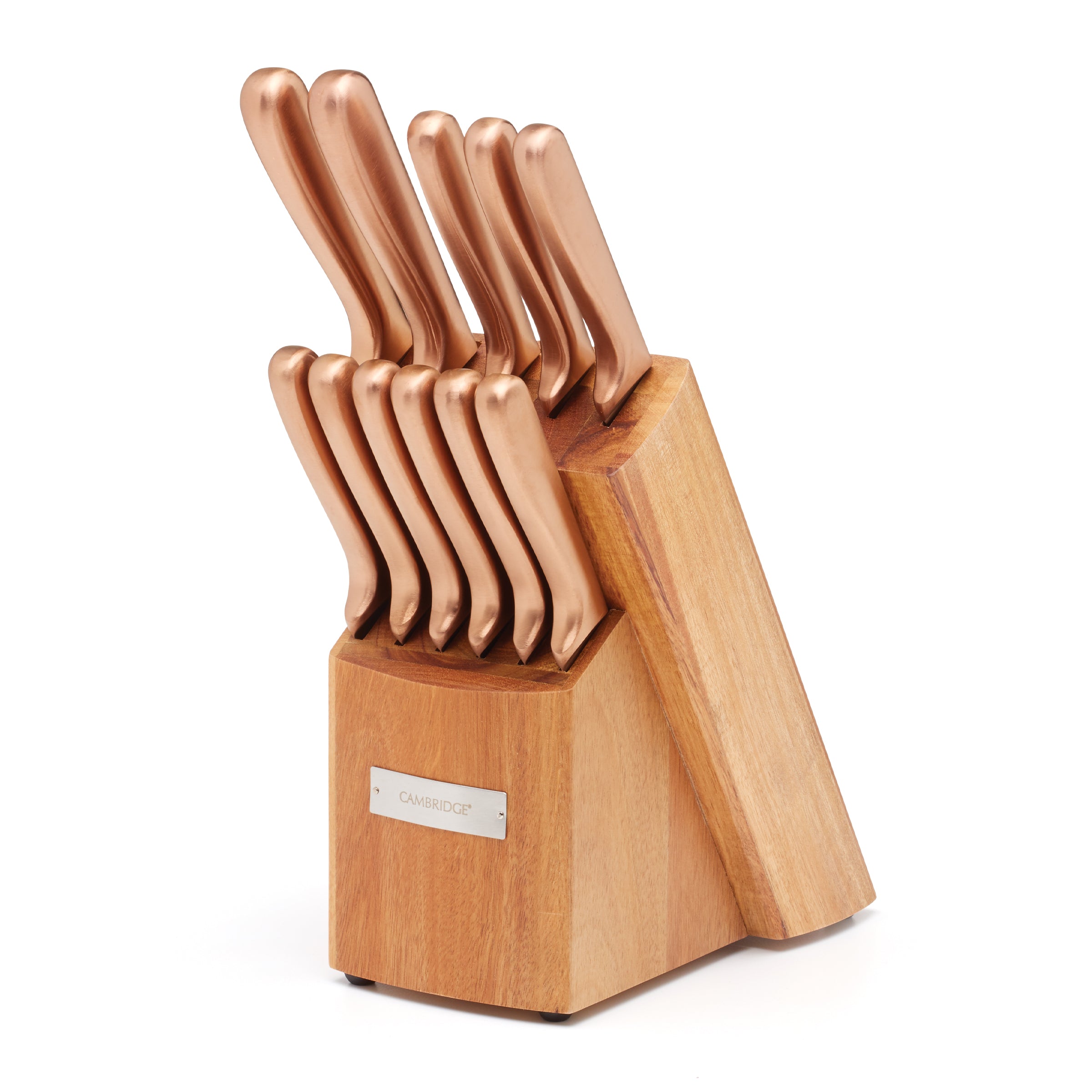 Lenox Everyday Flatware Copper 12-Piece Cutlery Block Set