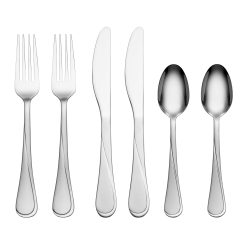 Lenox Everyday Flatware Gravity Sand 6 Piece Flatware Set