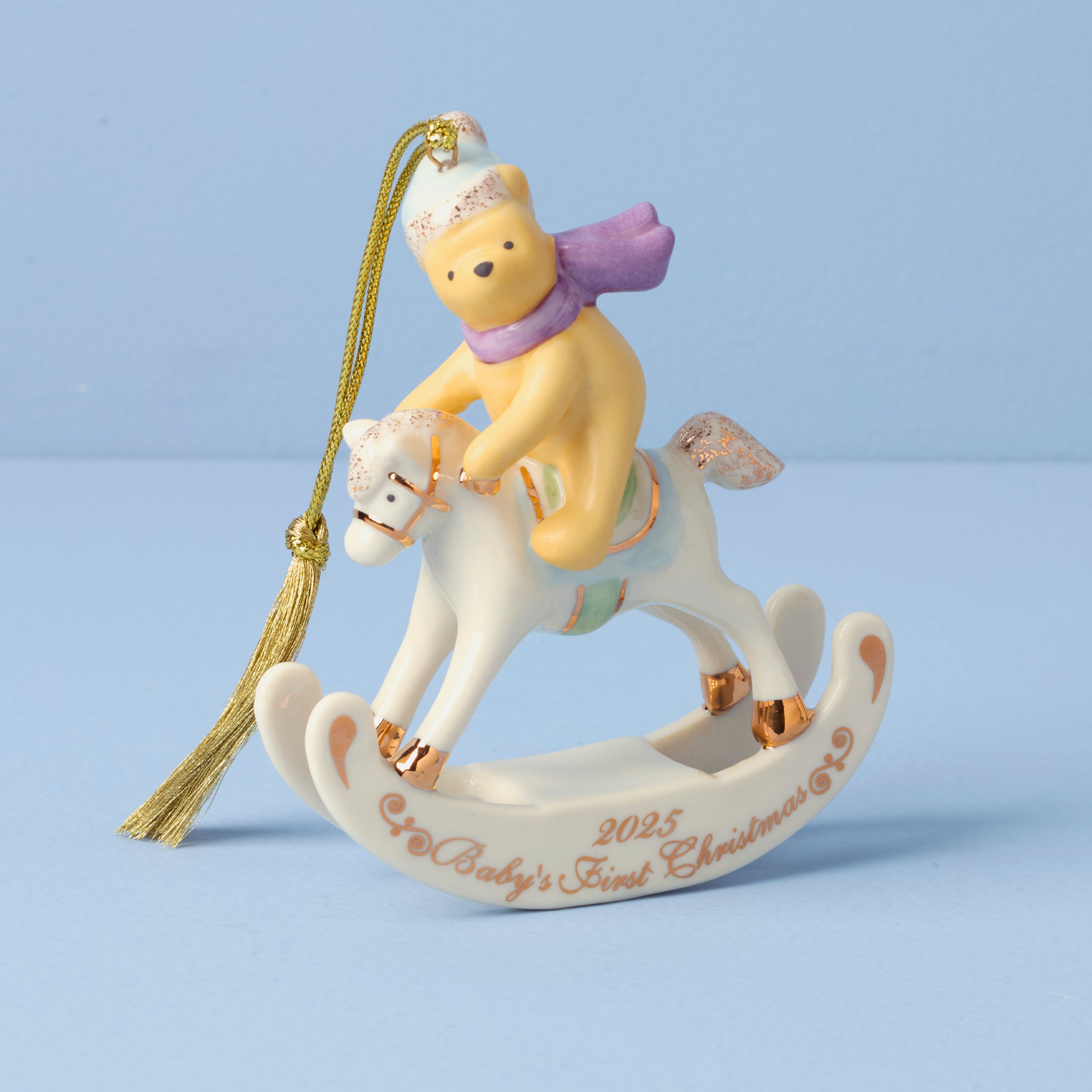 Lenox Everyday Flatware 2025 Winnie The Pooh Baby's 1st Christmas Ornament