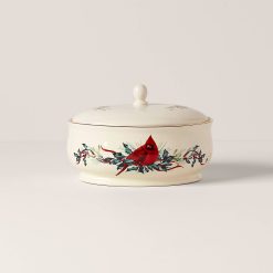 Lenox Everyday Flatware Winter Greetings Covered Dish
