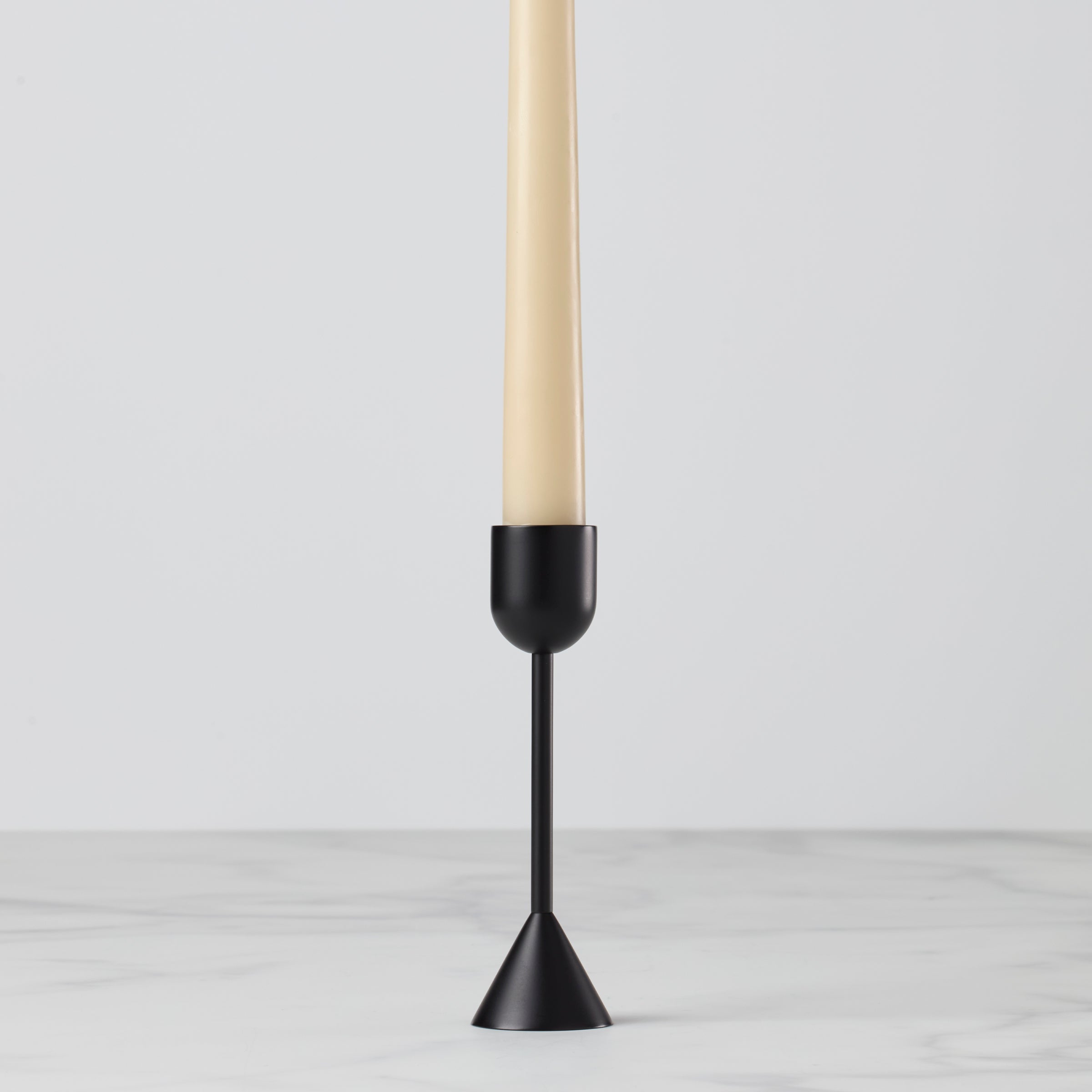 Lenox Everyday Flatware Onyx Brass Tall Taper Candle Holder - Image 2