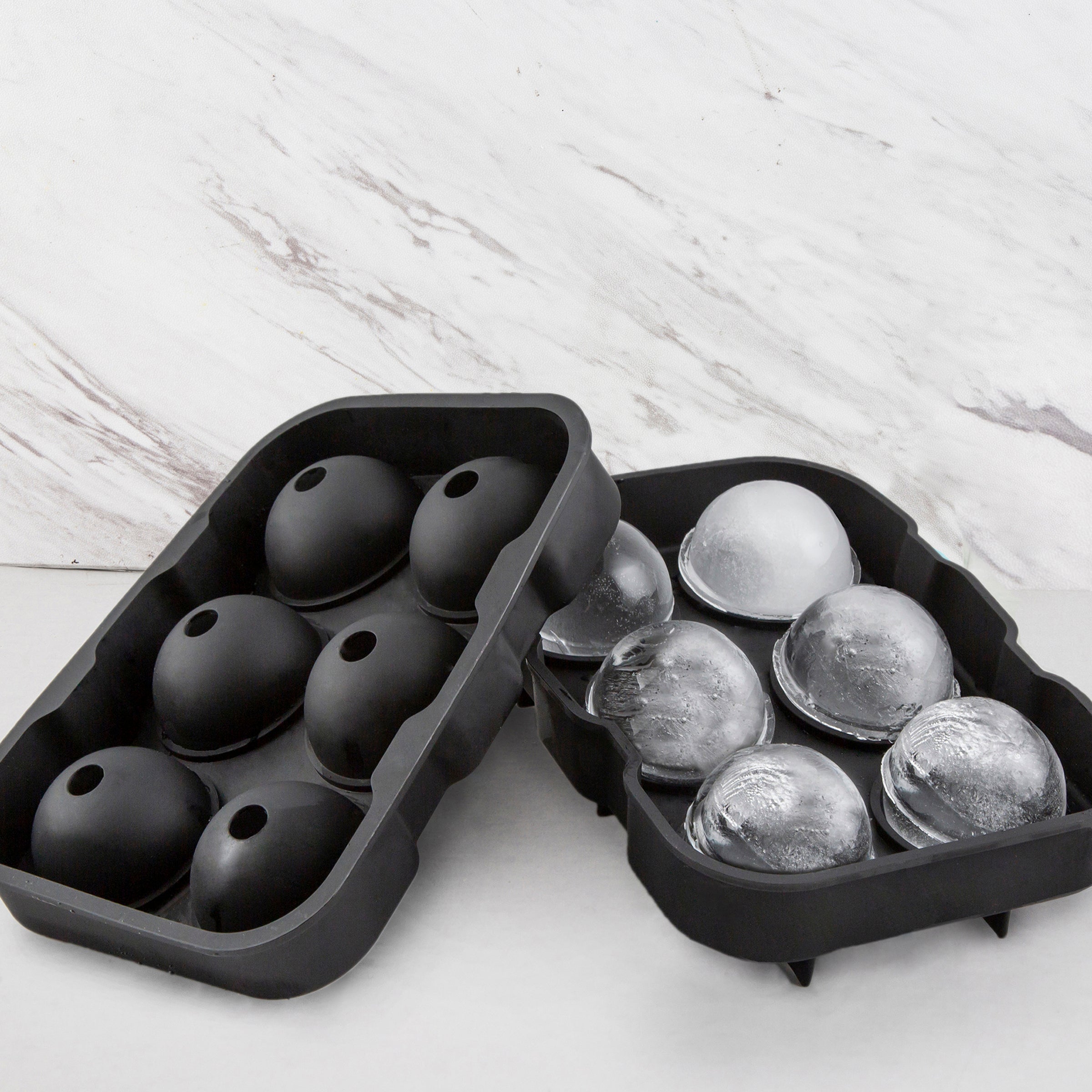 Lenox Everyday Flatware Black Round Silicone Ice Mold - Image 4