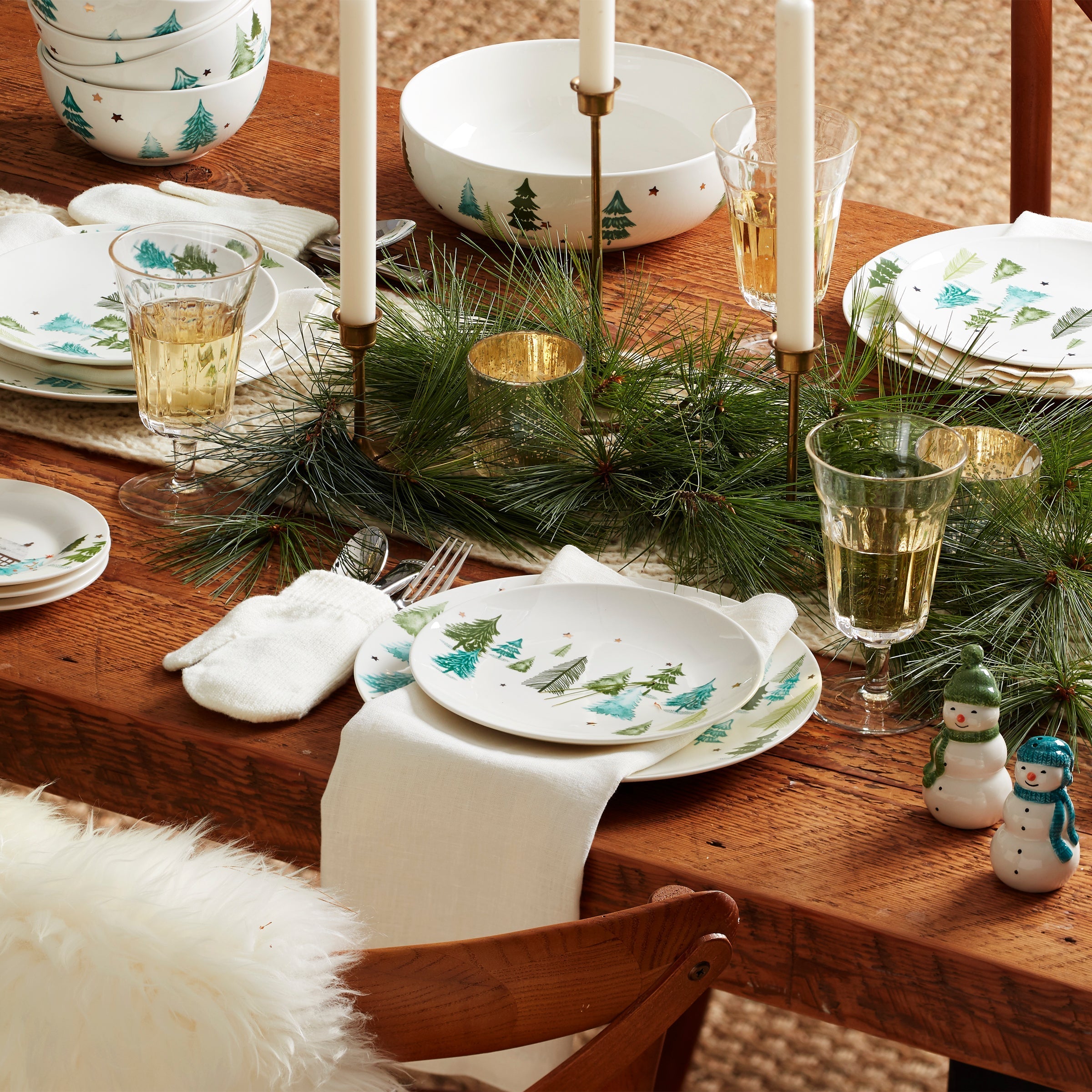 Lenox Everyday Flatware Balsam Lane 12-Piece Dinnerware Set - Image 5