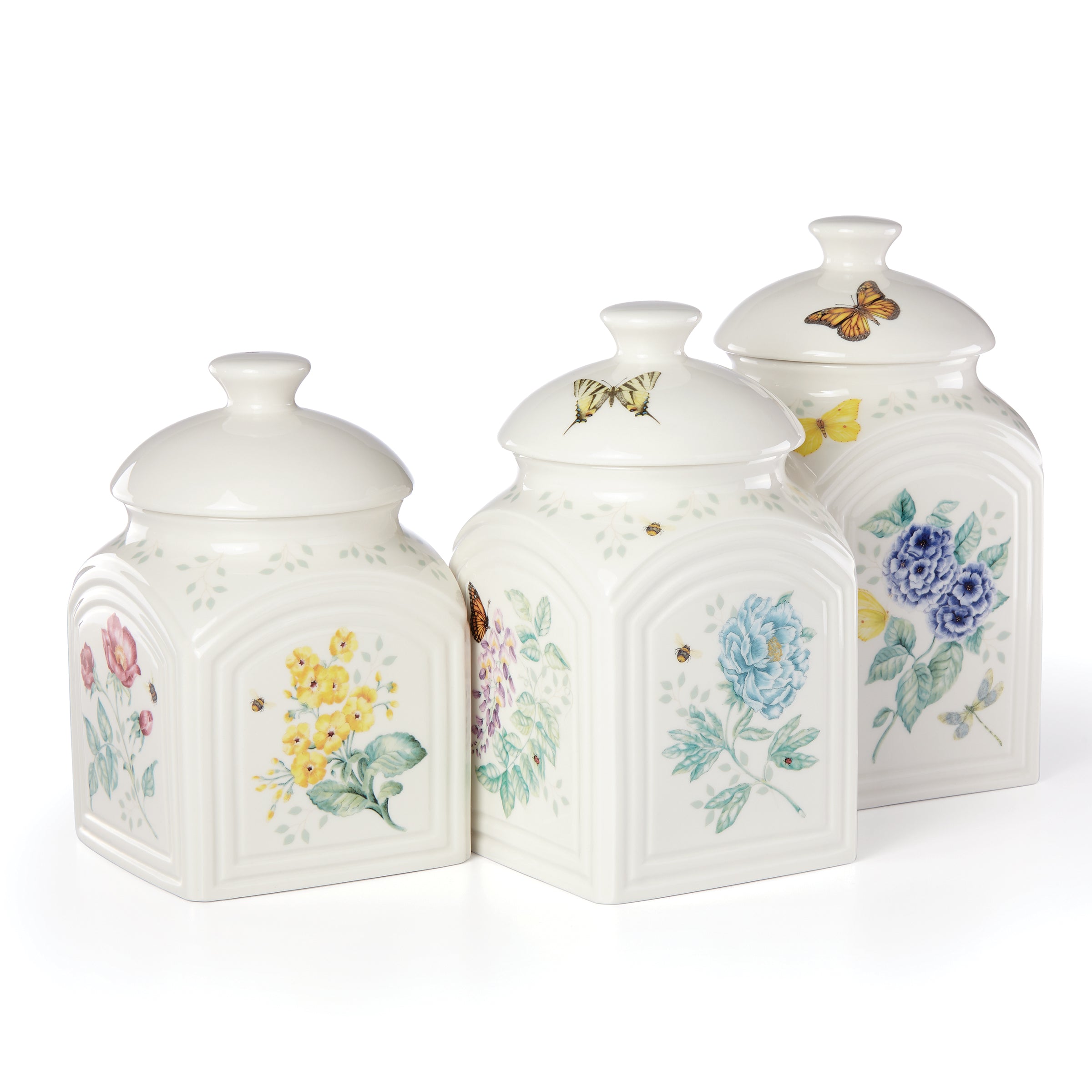Lenox Everyday Flatware Butterfly Meadow 3-Piece Canister Set - Image 6