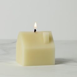 Lenox Everyday Flatware Iconic Cream Small House Candle