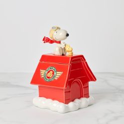 Lenox Everyday Flatware Chef Snoopy Figural Cookie Jar