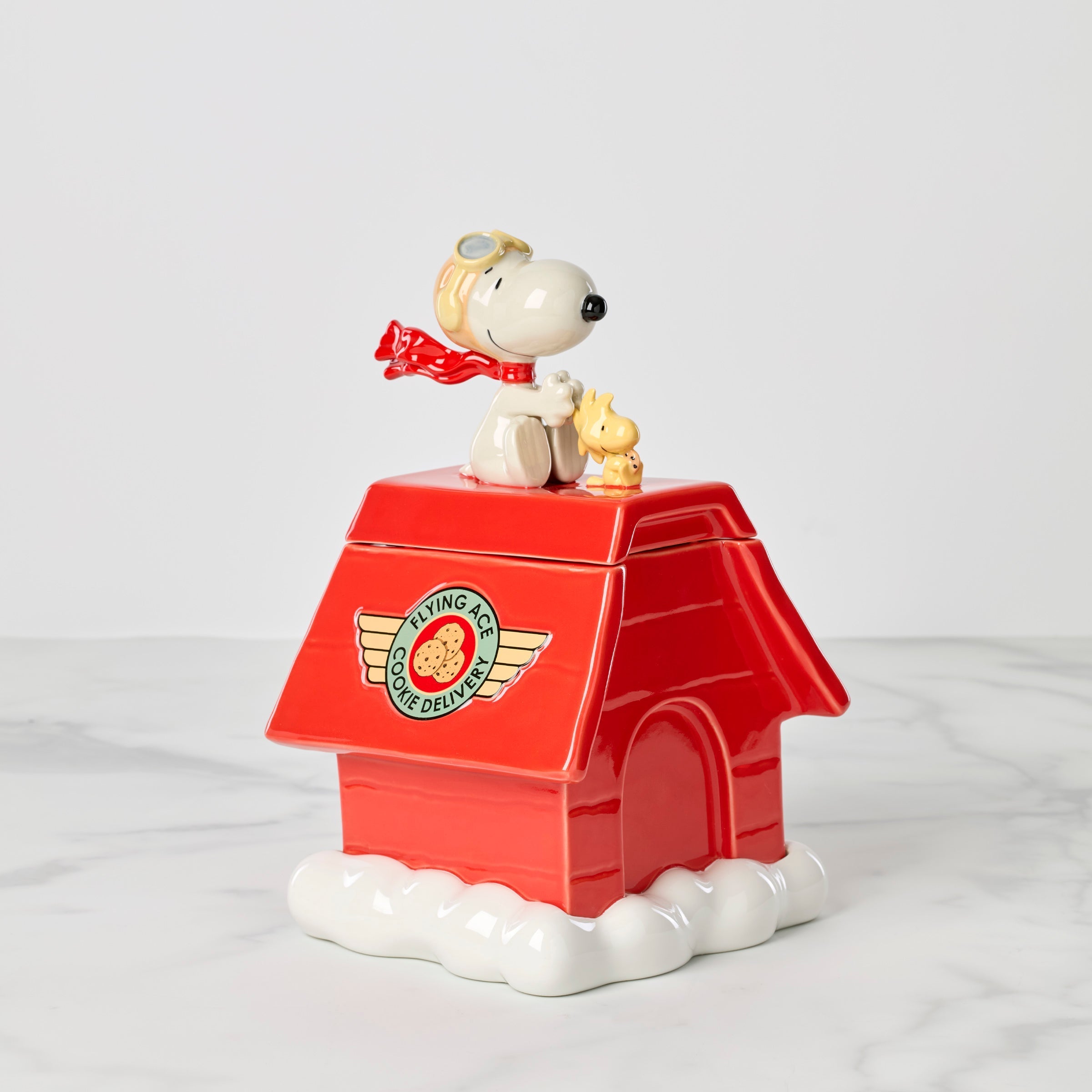 Lenox Everyday Flatware Chef Snoopy Figural Cookie Jar