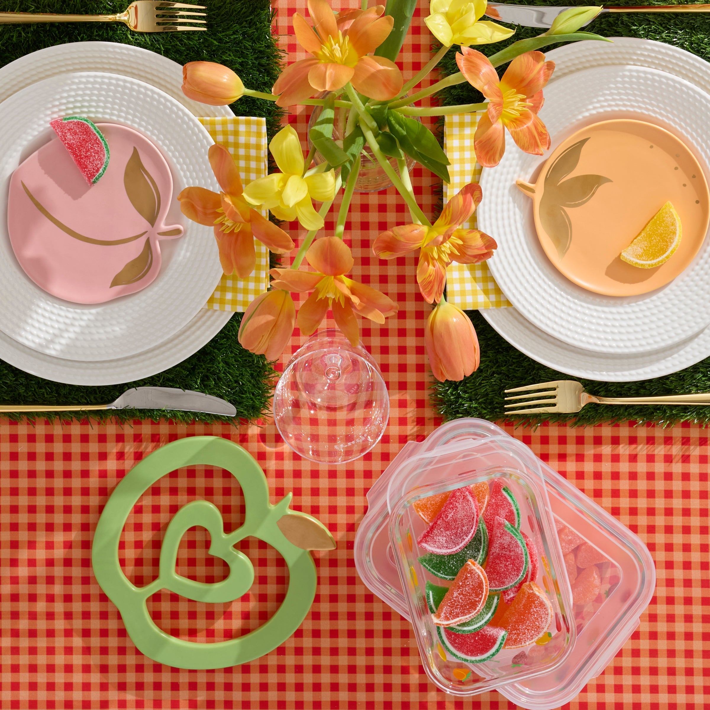 Lenox Everyday Flatware Tutti Fruity Apple Trivet - Image 3