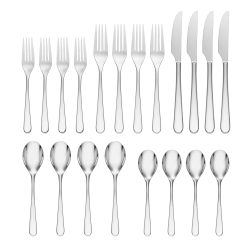 Alternative view of Lenox Everyday Flatware Kenbrook 20-Piece Flatware Set